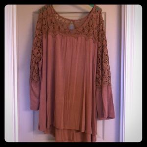 Boho Mauve Tunic
